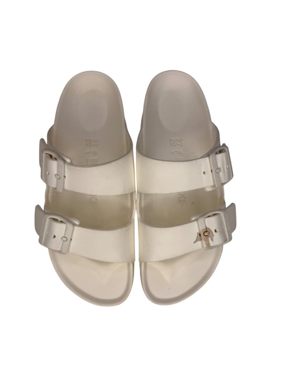 Birkenstock Arizona Eggshell Eva Buckle strap Summer Sandals Women's sz EU37